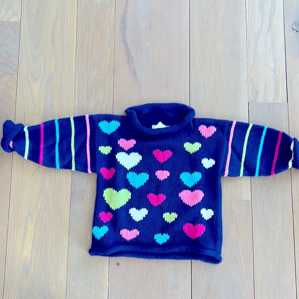 RED WAGON Sweater Hearts Size 2T. NWT